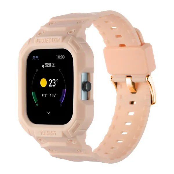 GLACIER Ochranné puzdro pre Amazfit GTS 4 / 3 / 2 / 1 ružové