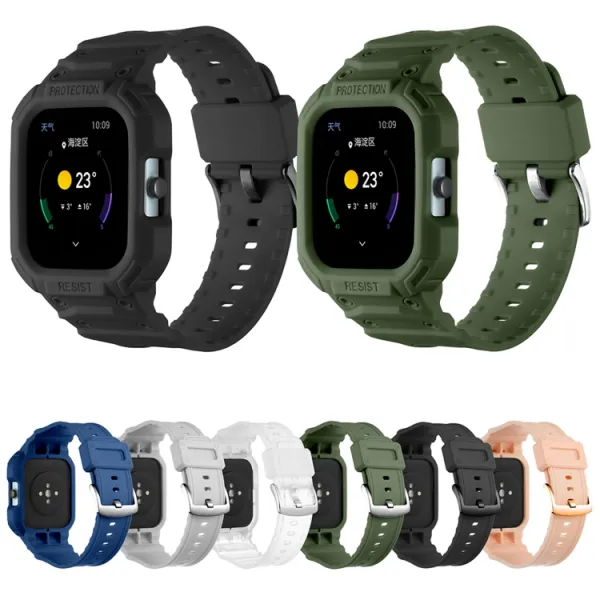 GLACIER Ochranné puzdro pre Amazfit GTS 4 / 3 / 2 / 1 modré