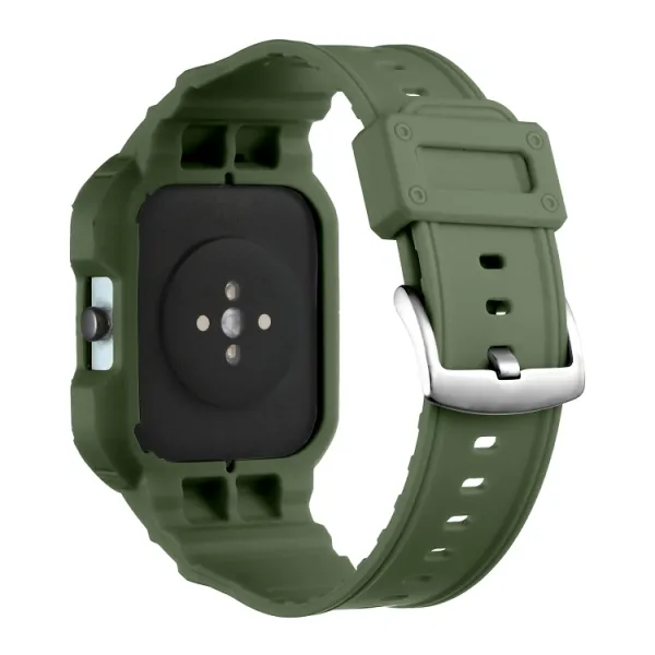 GLACIER Ochranné puzdro pre Amazfit GTS 4 / 3 / 2 / 1 zelené