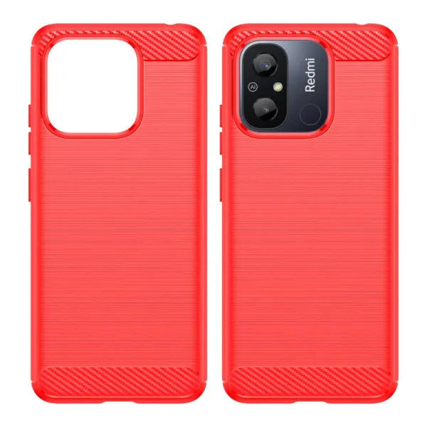 FLEXI TPU Kryt pre Xiaomi Redmi 12C červený