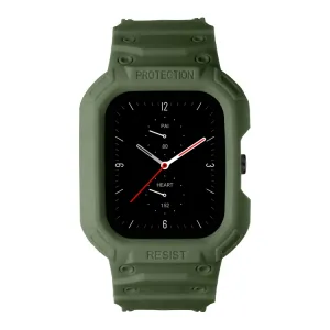GLACIER Ochranné puzdro pre Amazfit GTS 4 / 3 / 2 / 1 zelené