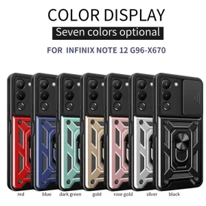 RING CAMERA Kryt s držiakom pre Infinix Note 12 čierny