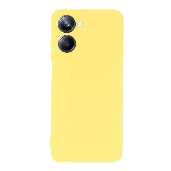 RUBBER Ochranný kryt pre Realme 10 žltý