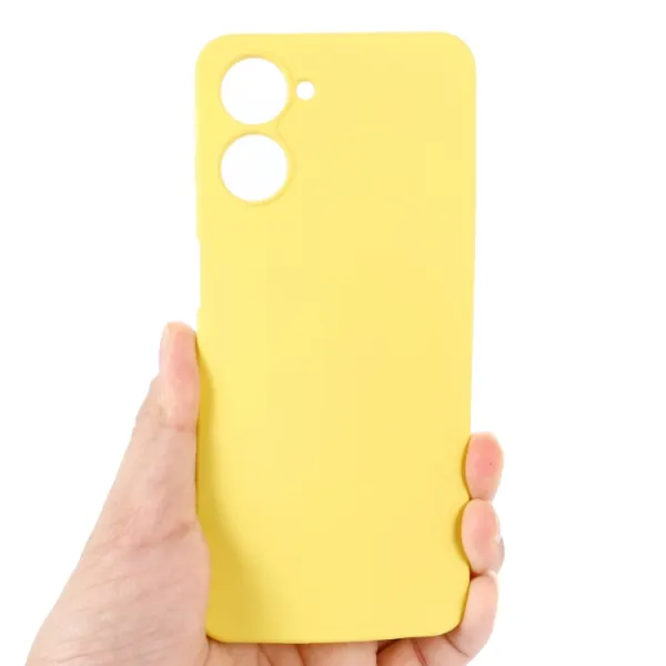 RUBBER Ochranný kryt pre Realme 10 žltý