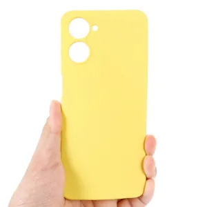 RUBBER Ochranný kryt pre Realme 10 žltý