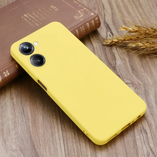 RUBBER Ochranný kryt pre Realme 10 žltý
