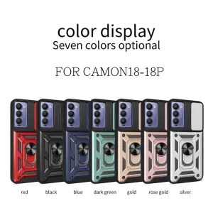 RING CAMERA Kryt s držiakom pre Tecno Camon 18 modrý