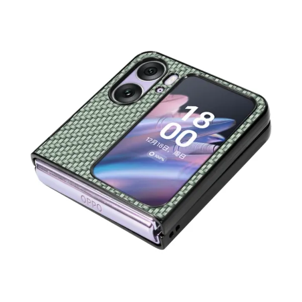 JSM CARBON Plastový kryt Oppo Find N2 Flip zelený
