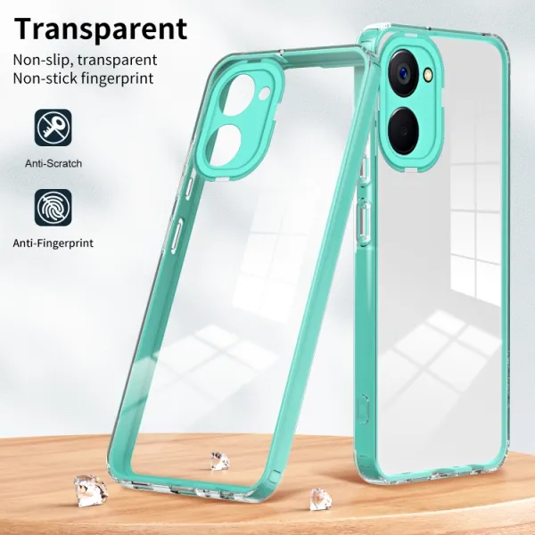 CRYSTAL Ochranný kryt pre Realme 10 zelený