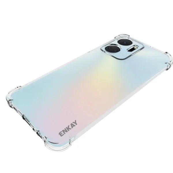 ENKAY AIRBAG Extra odolný kryt Honor X7a priehľadný