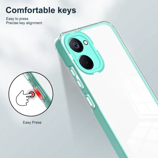 CRYSTAL Ochranný kryt pre Realme 10 zelený