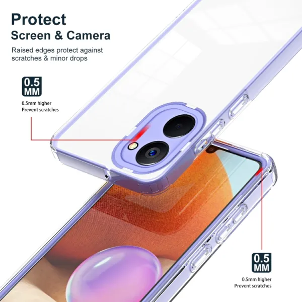 CRYSTAL Ochranný kryt pre Realme 10 fialový