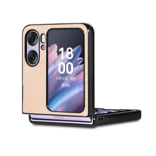 JSM CARBON Plastový kryt Oppo Find N2 Flip béžový