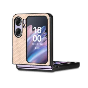 JSM CARBON Plastový kryt Oppo Find N2 Flip béžový