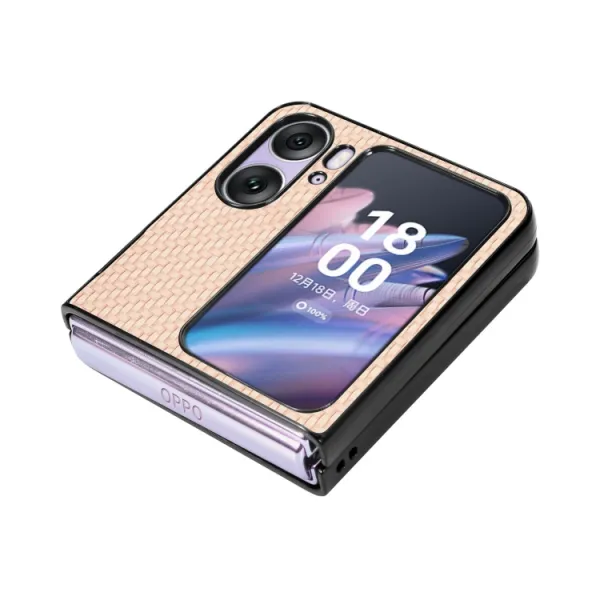 JSM CARBON Plastový kryt Oppo Find N2 Flip béžový