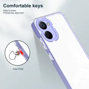CRYSTAL Ochranný kryt pre Realme 10 fialový