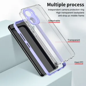 CRYSTAL Ochranný kryt pre Realme 10 fialový