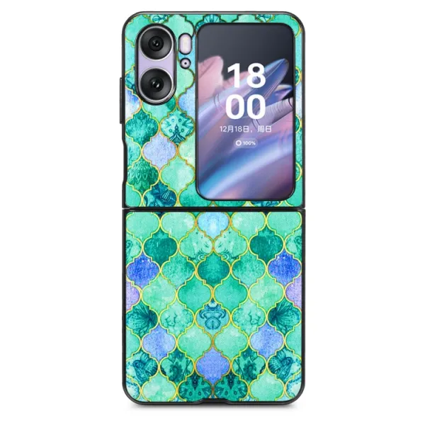 JSM COLOR Kryt s držiakom Oppo Find N2 Flip CYAN