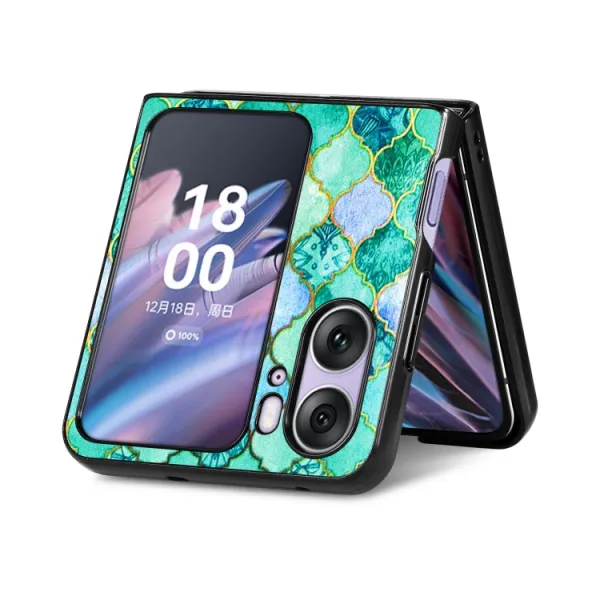 JSM COLOR Kryt s držiakom Oppo Find N2 Flip CYAN