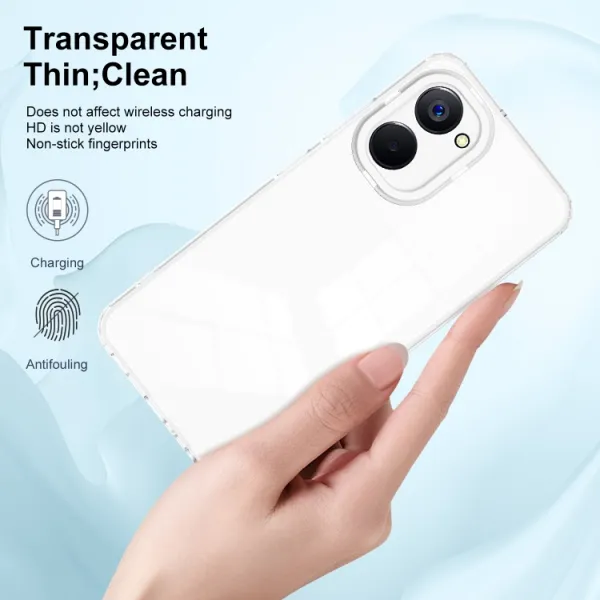 CRYSTAL Ochranný kryt pre Realme 10 priehľadný