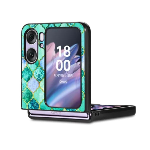 JSM COLOR Kryt s držiakom Oppo Find N2 Flip CYAN