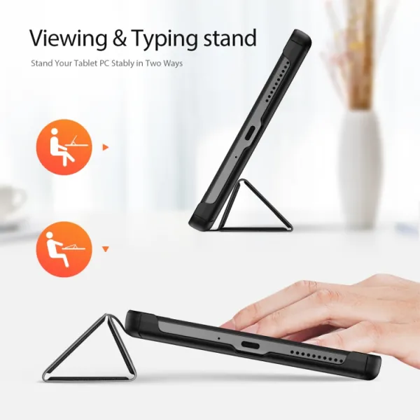 DUX DOMO Zaklápacie puzdro Lenovo Tab M8 4. generácia (4th gen) čierne
