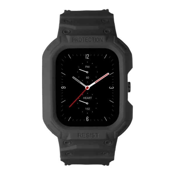 GLACIER Ochranné puzdro pre Amazfit GTS 4 / 3 / 2 / 1 čierne