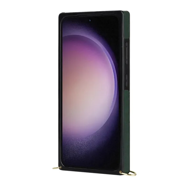NEA Ochranné púzdro s remienkom pre Samsung Galaxy S23 Plus 5G zelený