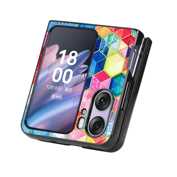 JSM COLOR Kryt s držiakom Oppo Find N2 Flip CUBE