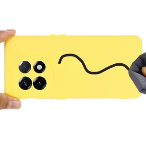 RUBBER Ochranný kryt pre OnePlus 11 5G žltý