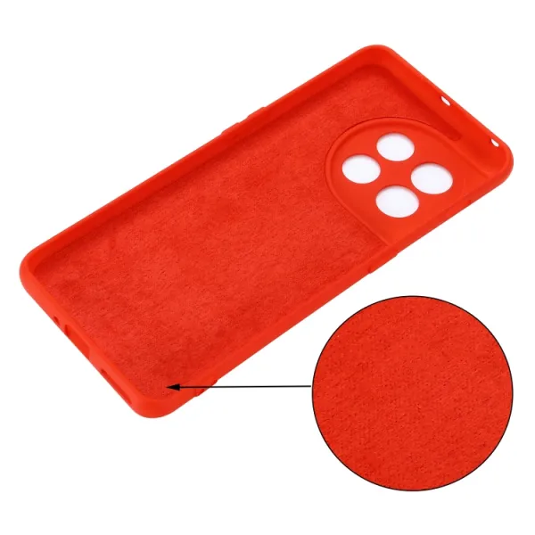 RUBBER Ochranný kryt pre OnePlus 11 5G červený