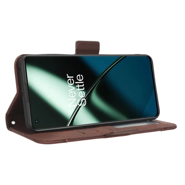 SLOT Peňaženkový obal pre OnePlus 11 5G hnedý