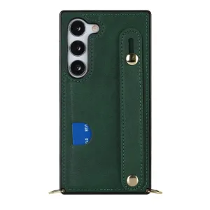 NEA Ochranné púzdro s remienkom pre Samsung Galaxy S23 Plus 5G zelený