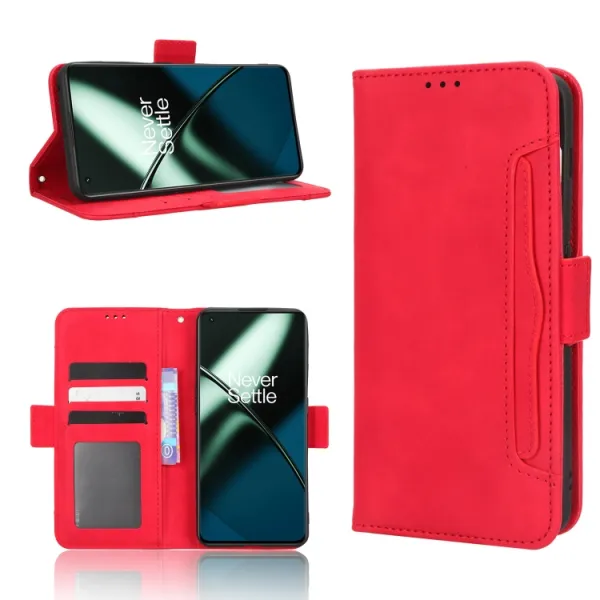 SLOT Peňaženkový obal pre OnePlus 11 5G červený