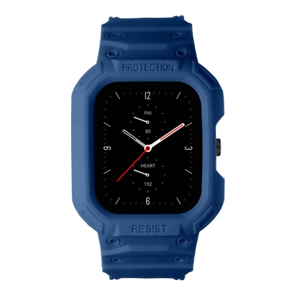 GLACIER Ochranné puzdro pre Amazfit GTS 4 / 3 / 2 / 1 modré