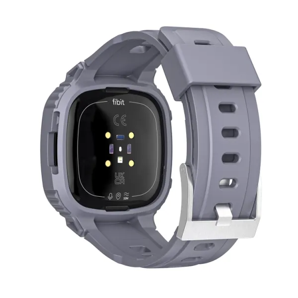 GLACIER Ochranné puzdro pre Fitbit Versa 4 / 3 / 2 / 1 šedé