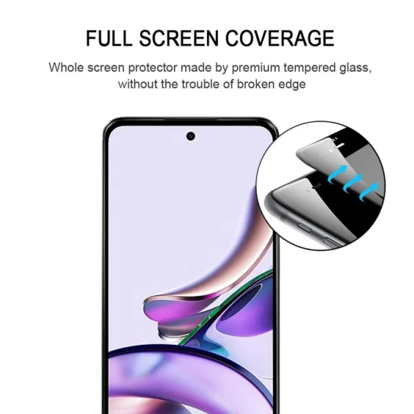 3D Tvrdené ochranné sklo pre Motorola Moto G13