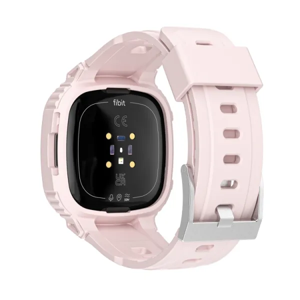 GLACIER Ochranné puzdro pre Fitbit Versa 4 / 3 / 2 / 1 ružové