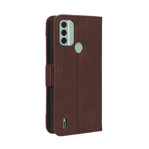 SLOT Peňaženkový obal pre Nokia C31 hnedý