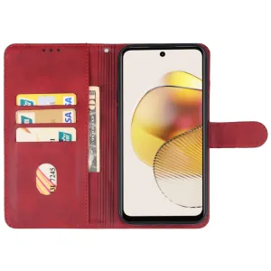 SMOOTH Peňaženkové puzdro pre Motorola Moto G73 5G červené