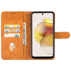 SMOOTH Peňaženkové puzdro pre Motorola Moto G73 5G hnedé