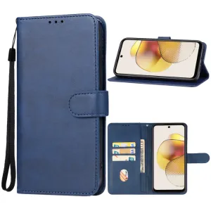SMOOTH Peňaženkové puzdro pre Motorola Moto G73 5G modré