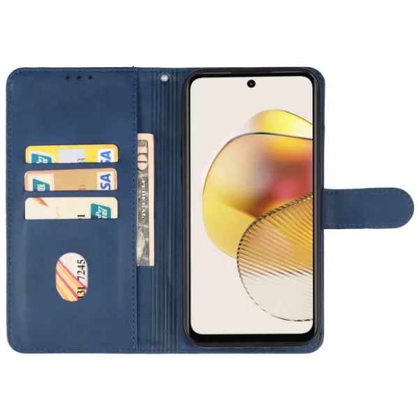 SMOOTH Peňaženkové puzdro pre Motorola Moto G73 5G modré