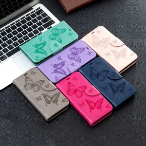 ART Peňaženkový kryt Xiaomi 13 Lite BUTTERFLIES modrý