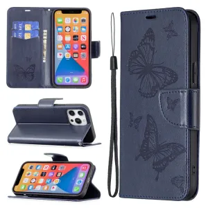ART Peňaženkový kryt Xiaomi 13 Lite BUTTERFLIES modrý