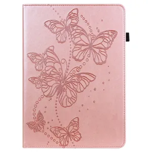 ART BUTTERFLY Zaklápacie puzdro pre Lenovo Tab P11 Gen 2 ružové
