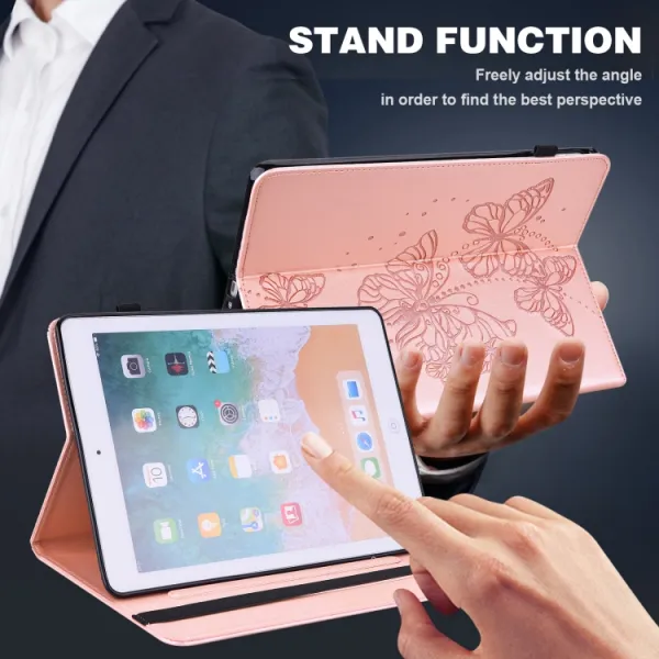 ART BUTTERFLY Zaklápacie puzdro pre Lenovo Tab P11 Gen 2 ružové