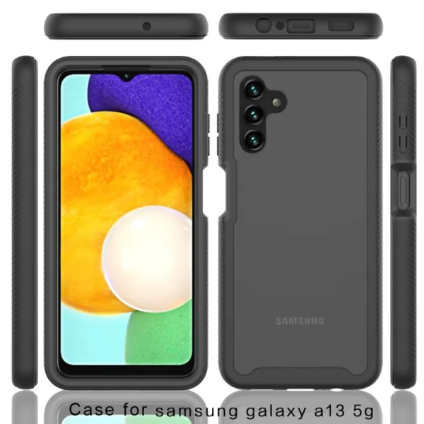 DUAL Obojstranný kryt pre Samsung Galaxy A13 5G čierny