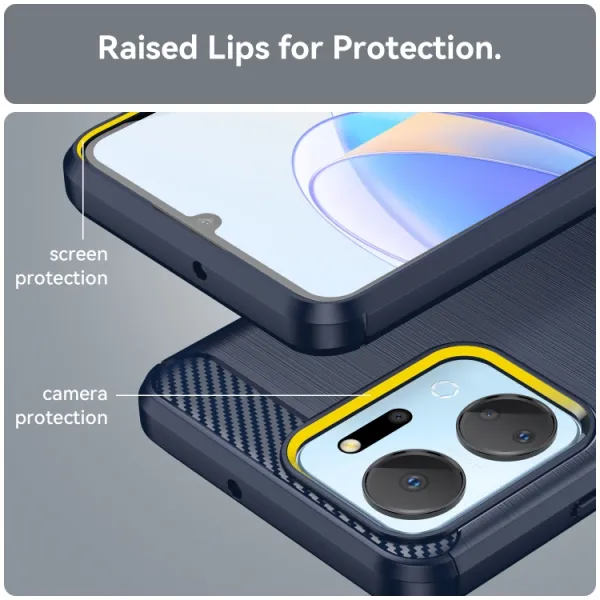 FLEXI TPU Kryt pre Honor X7a modrý