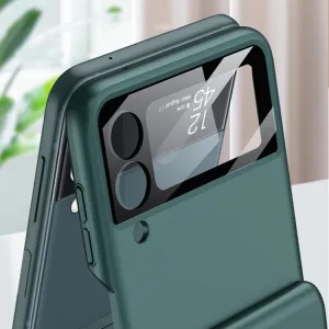 GKK LARA Ochranný kryt pre Samsung Galaxy Z Flip 3 5G zelený